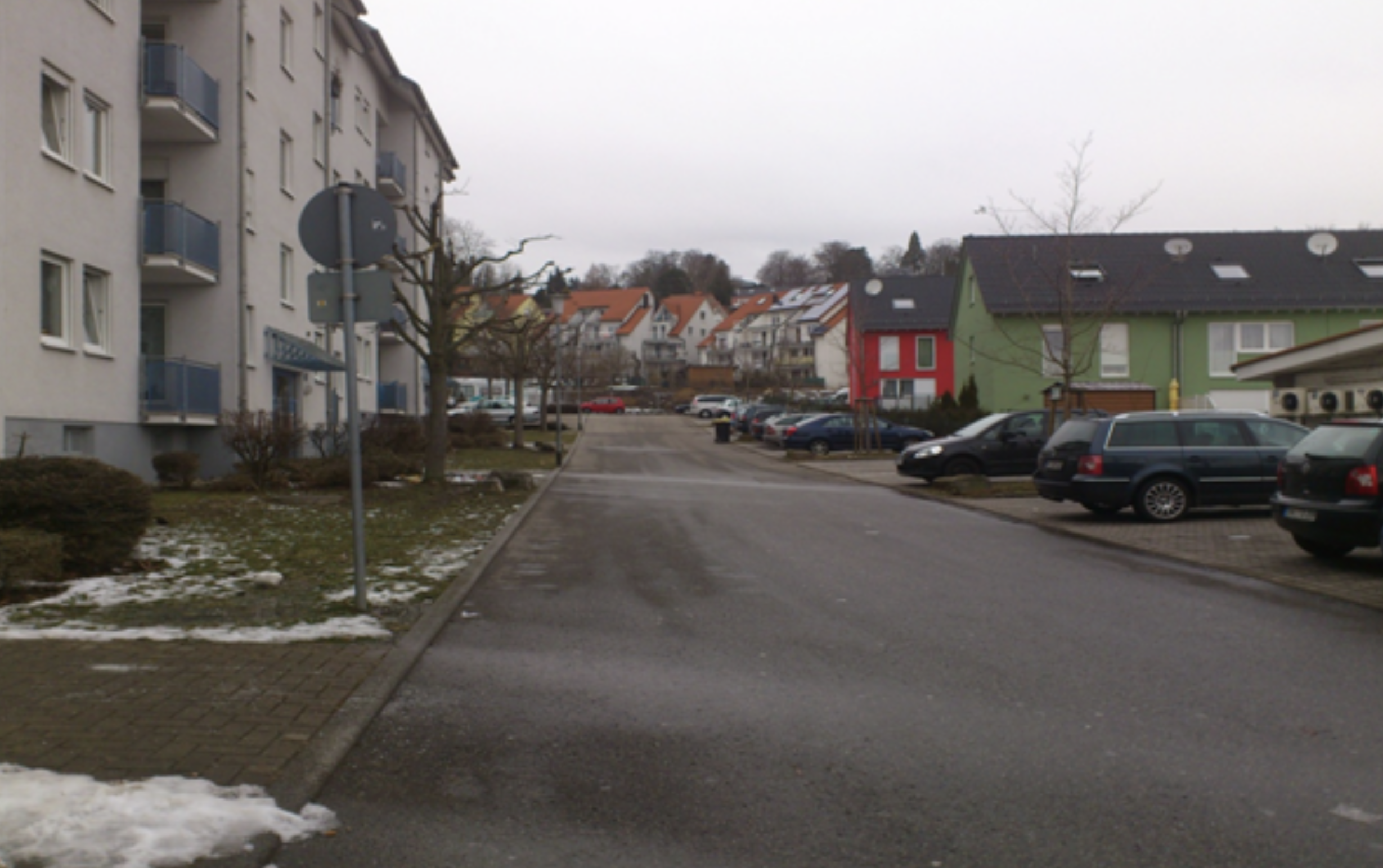 Hans Knapperts Busch Straße Maihälden Anfang 2010er Jahre - sukzessive Wohnbebauung mit Reihenhäusern